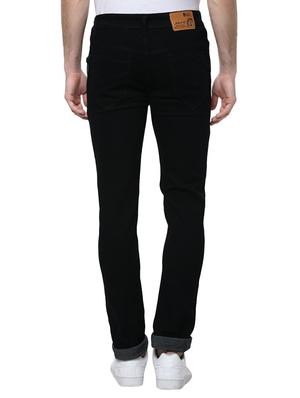 black cotton plain jeans - 14989968 - Standard Image - 3