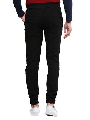 black cotton joggers - 14989980 - Standard Image - 3
