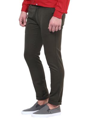 green cotton chinos - 14990193 - Standard Image - 2