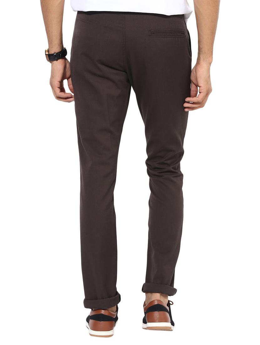 brown cotton chinos - 14990194 - Zoom Image - 3