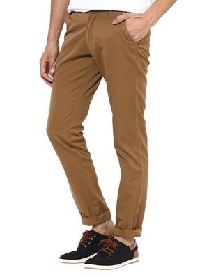 brown cotton chinos - 14990195 - Standard Image - 2