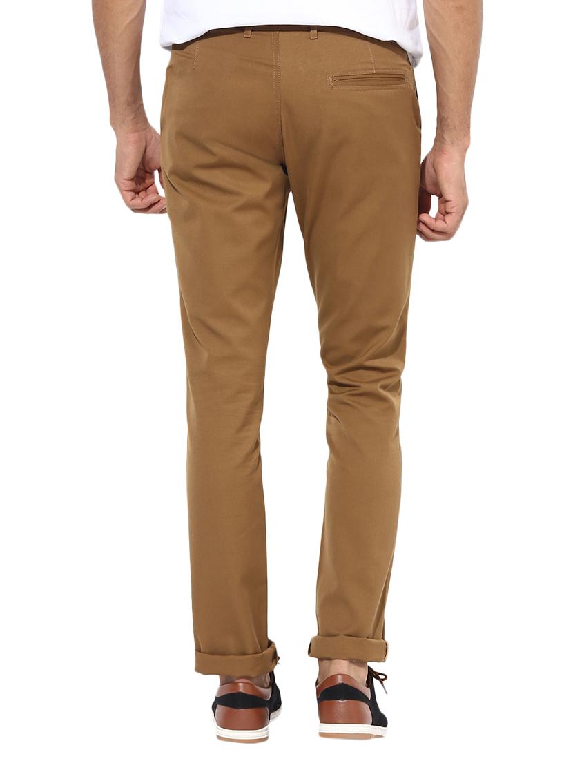brown cotton chinos - 14990195 - Zoom Image - 3