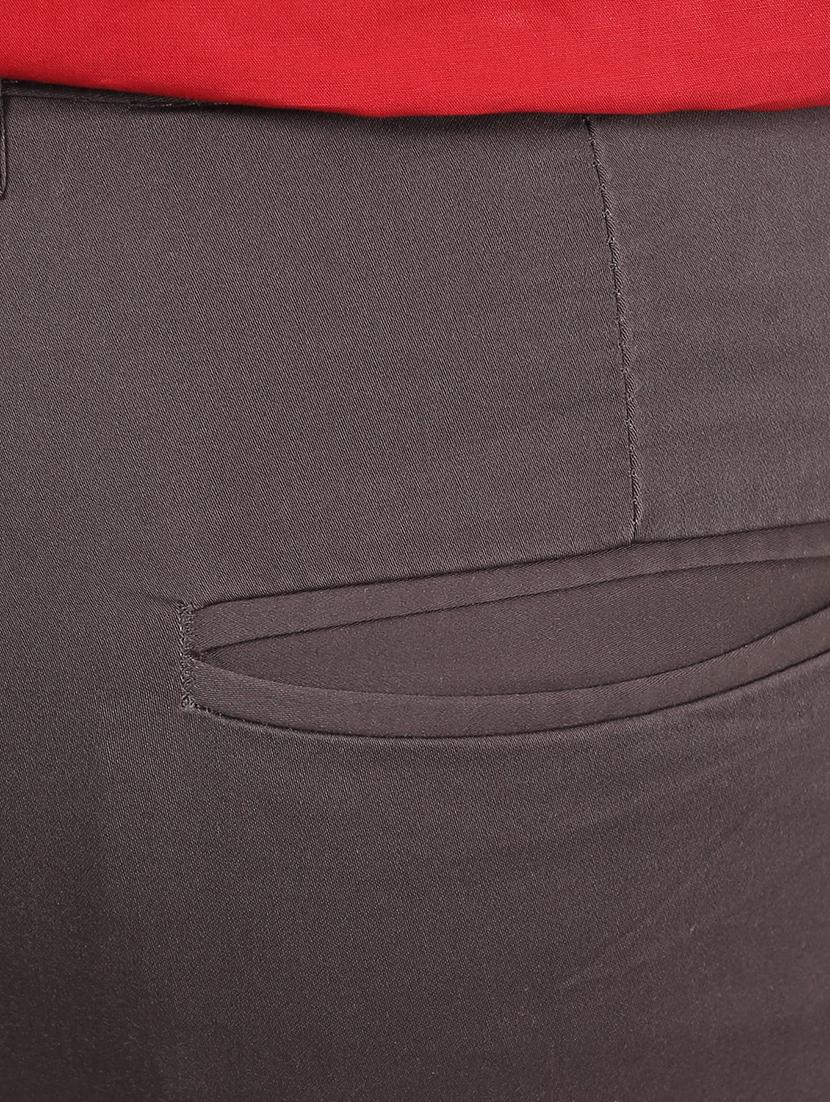 grey cotton chinos - 14990198 - Zoom Image - 4