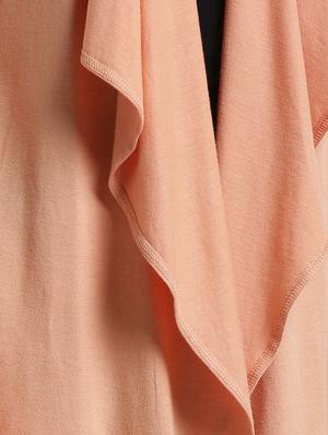 beige solid cotton shrug - 14990262 - Standard Image - 4