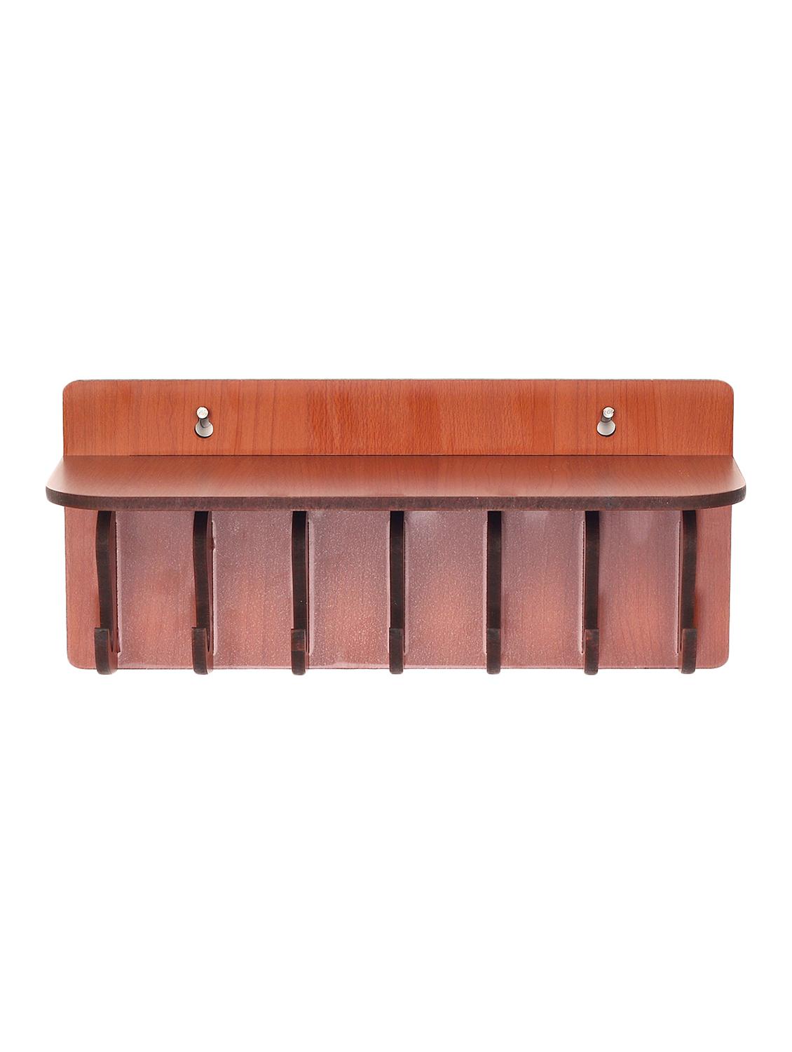 hooks-brown keyholder wooden key holder (7 hooks) - 14990911 - Zoom Image - 2