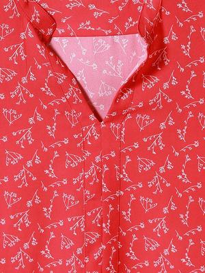 red printed top - 14991267 - Standard Image - 4