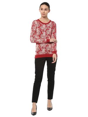 red printed cotton top - 14991790 - Standard Image - 3