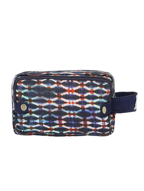 multi colored cotton printed pouch - 14992411 - Standard Image - 1