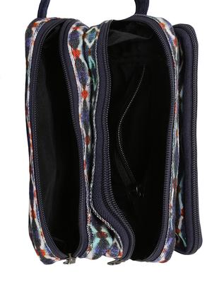 multi colored cotton printed pouch - 14992411 - Standard Image - 3