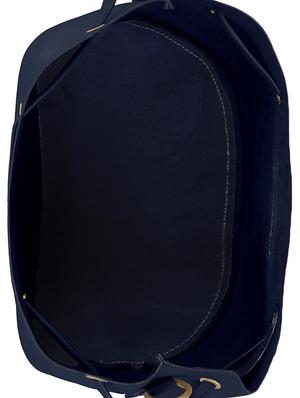 blue leatherette combo sling bag - 14992695 - Standard Image - 3