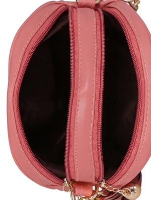 pink leatherette sling bag - 14992703 - Standard Image - 3