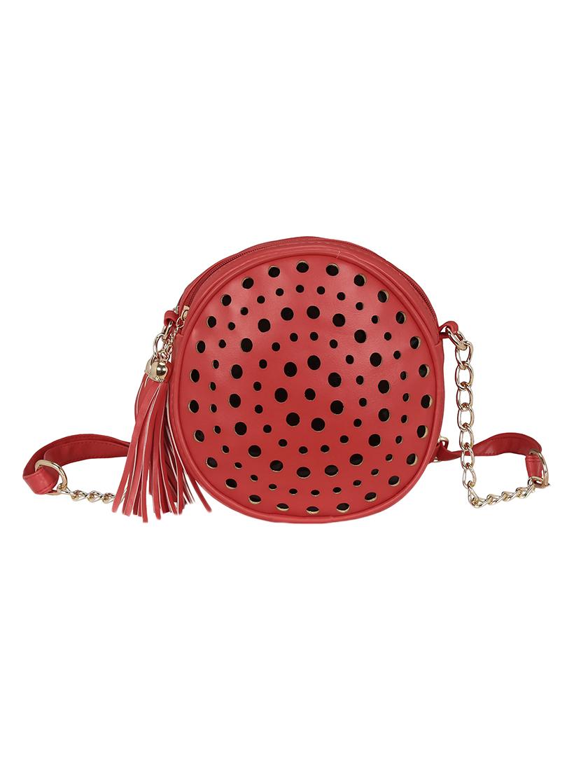 red leatherette sling bag - 14992706 - Zoom Image - 1