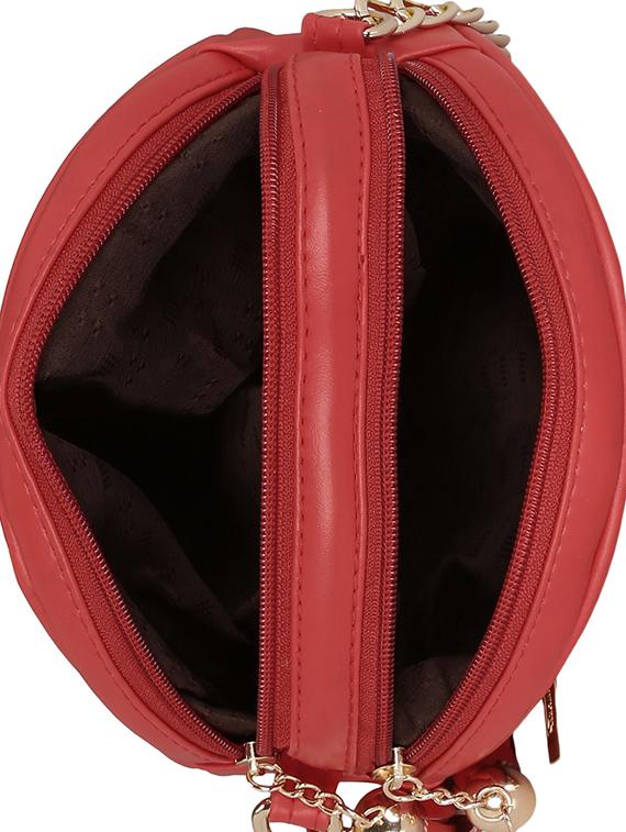 red leatherette sling bag - 14992706 - Zoom Image - 3