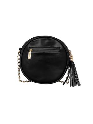 black leatherette sling bag - 14992710 - Standard Image - 2