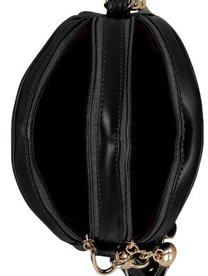 black leatherette sling bag - 14992710 - Standard Image - 3