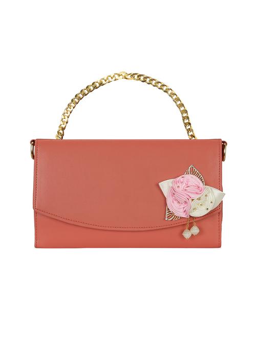 pink leatherette sling bag - 14992715 - Standard Image - 1