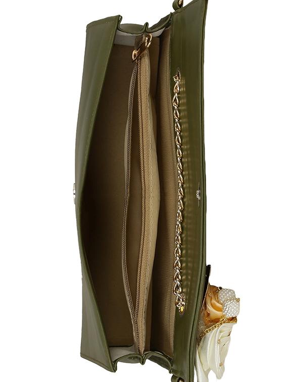 green leatherette sling bag - 14992718 - Zoom Image - 3