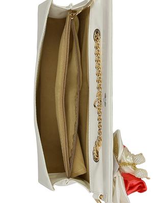 white leatherette sling bag - 14992719 - Standard Image - 3
