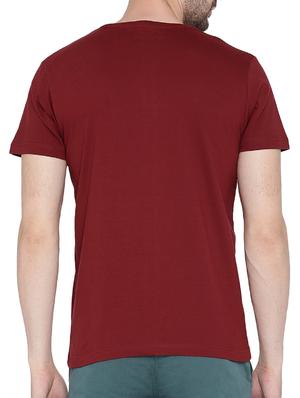 maroon cotton t-shirt - 14992749 - Standard Image - 2