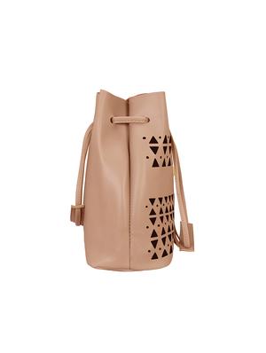 beige leatherette combo tote - 14993117 - Standard Image - 4