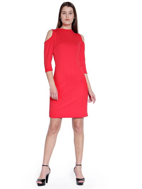 solid pink shift dress - 14993198 - Standard Image - 1