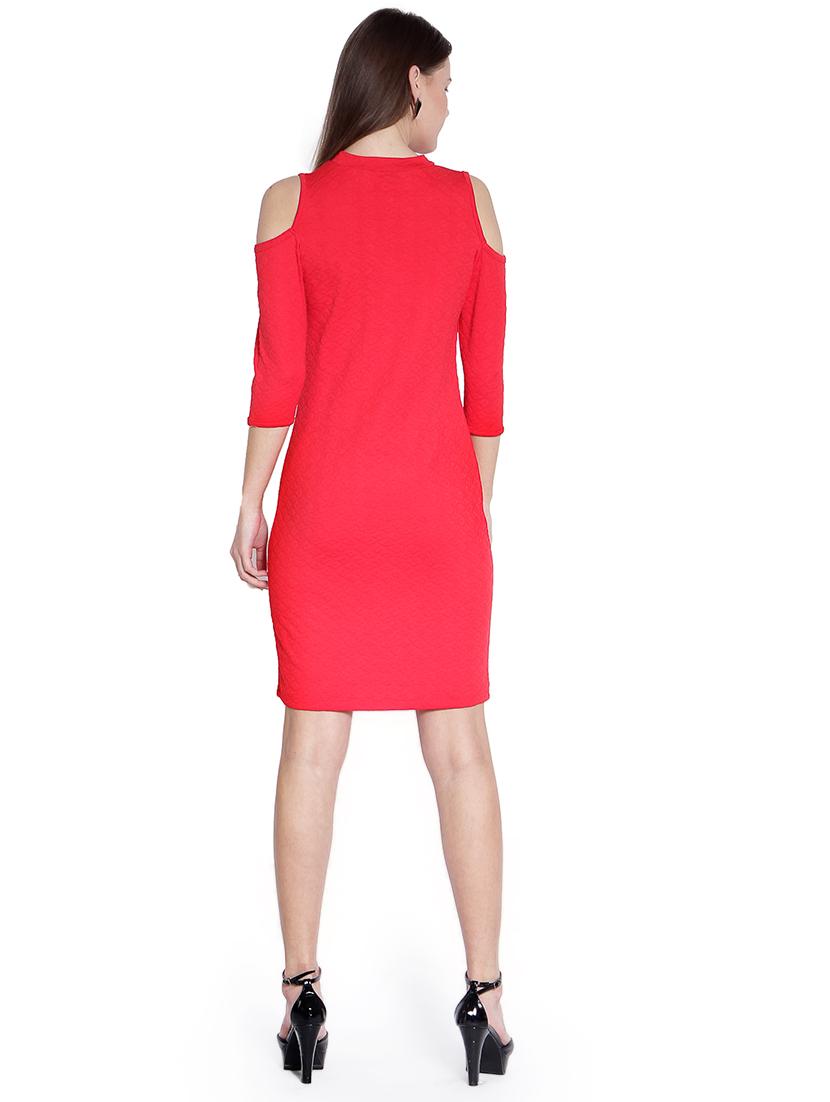 solid pink shift dress - 14993198 - Zoom Image - 4