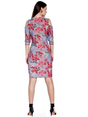 purple floral shift dress - 14993202 - Standard Image - 3