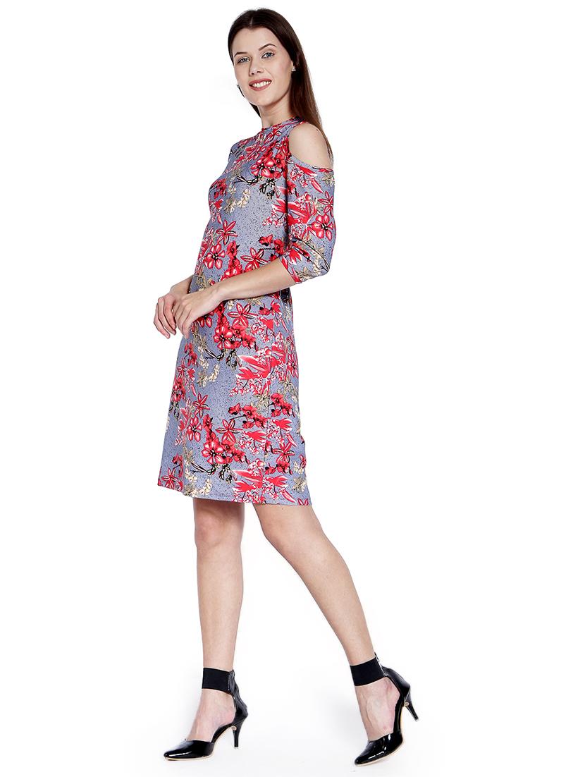purple floral shift dress - 14993202 - Zoom Image - 2