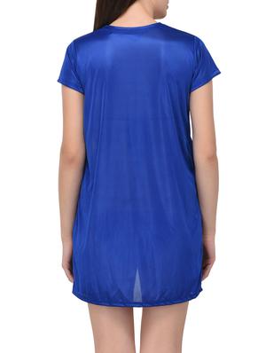 tie front solid sleepwear robe - 14993325 - Standard Image - 3