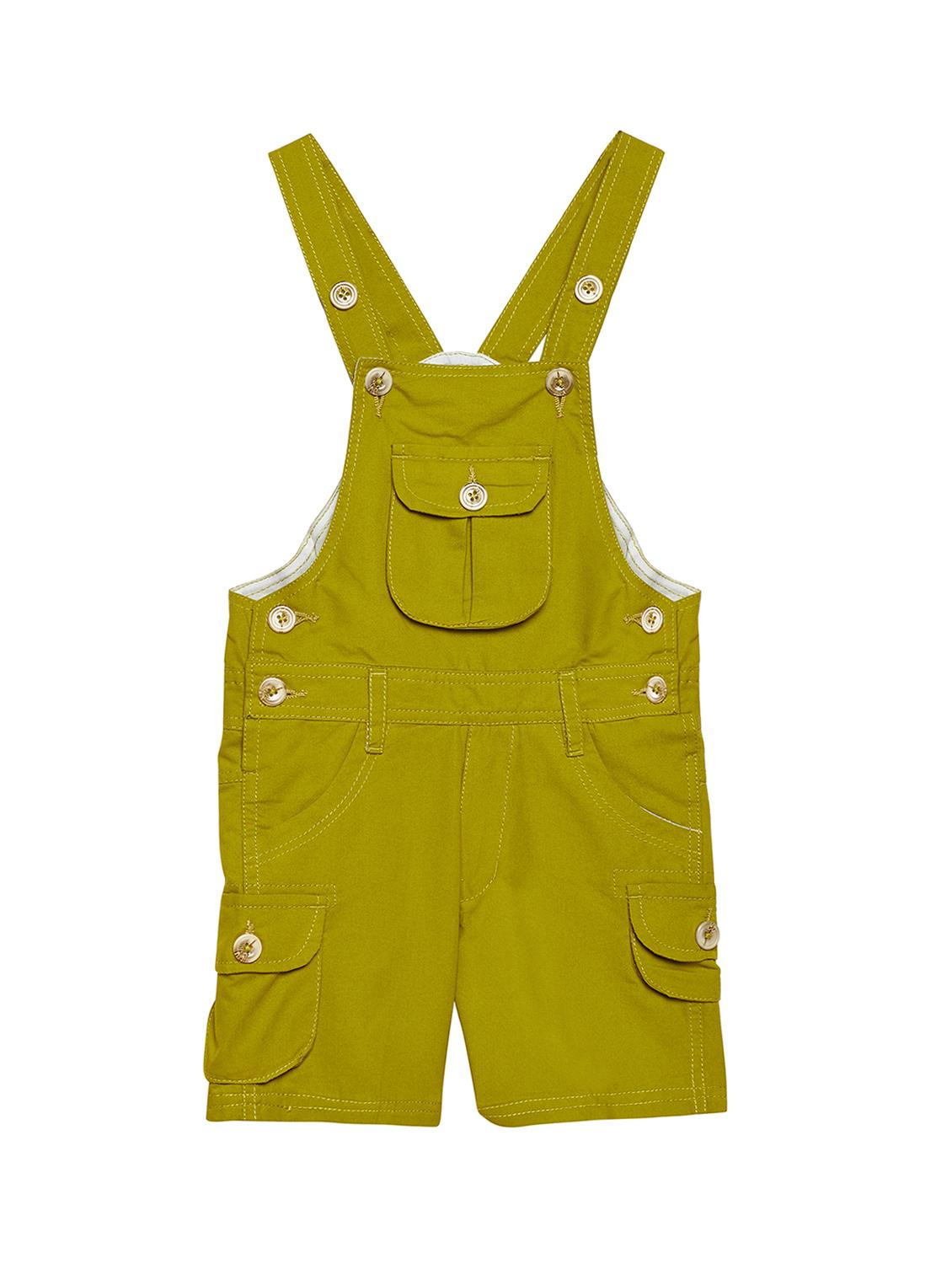 green cotton dungaree - 14993515 - Zoom Image - 1