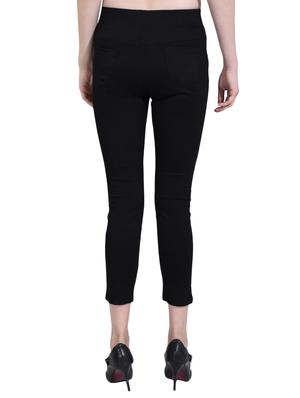 solid black cotton jegging - 14993729 - Standard Image - 3
