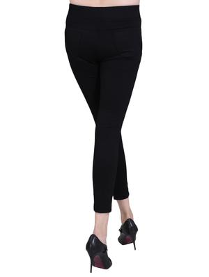 solid black cotton jegging - 14993730 - Standard Image - 3