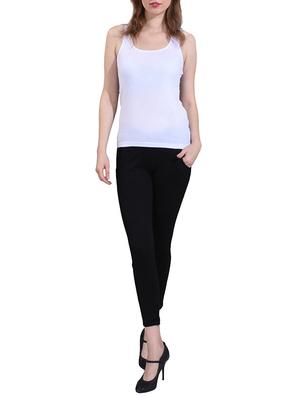 solid black cotton jegging - 14993730 - Standard Image - 4