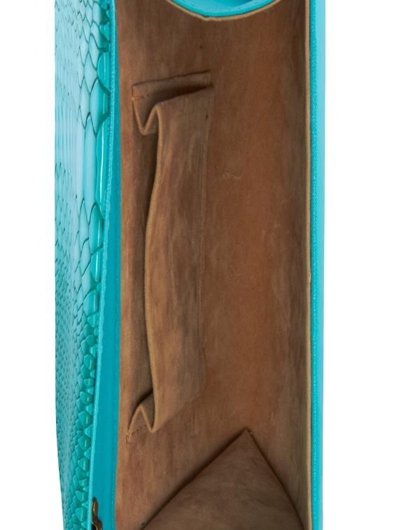 blue leather regular sling bag - 14994705 - Zoom Image - 3