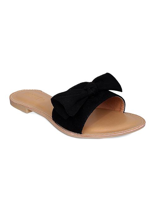 black suede slides - 14996543 - Standard Image - 1