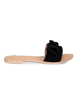 black suede slides - 14996543 - Standard Image - 2