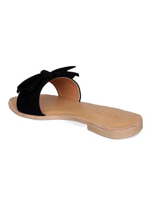 black suede slides - 14996543 - Standard Image - 3