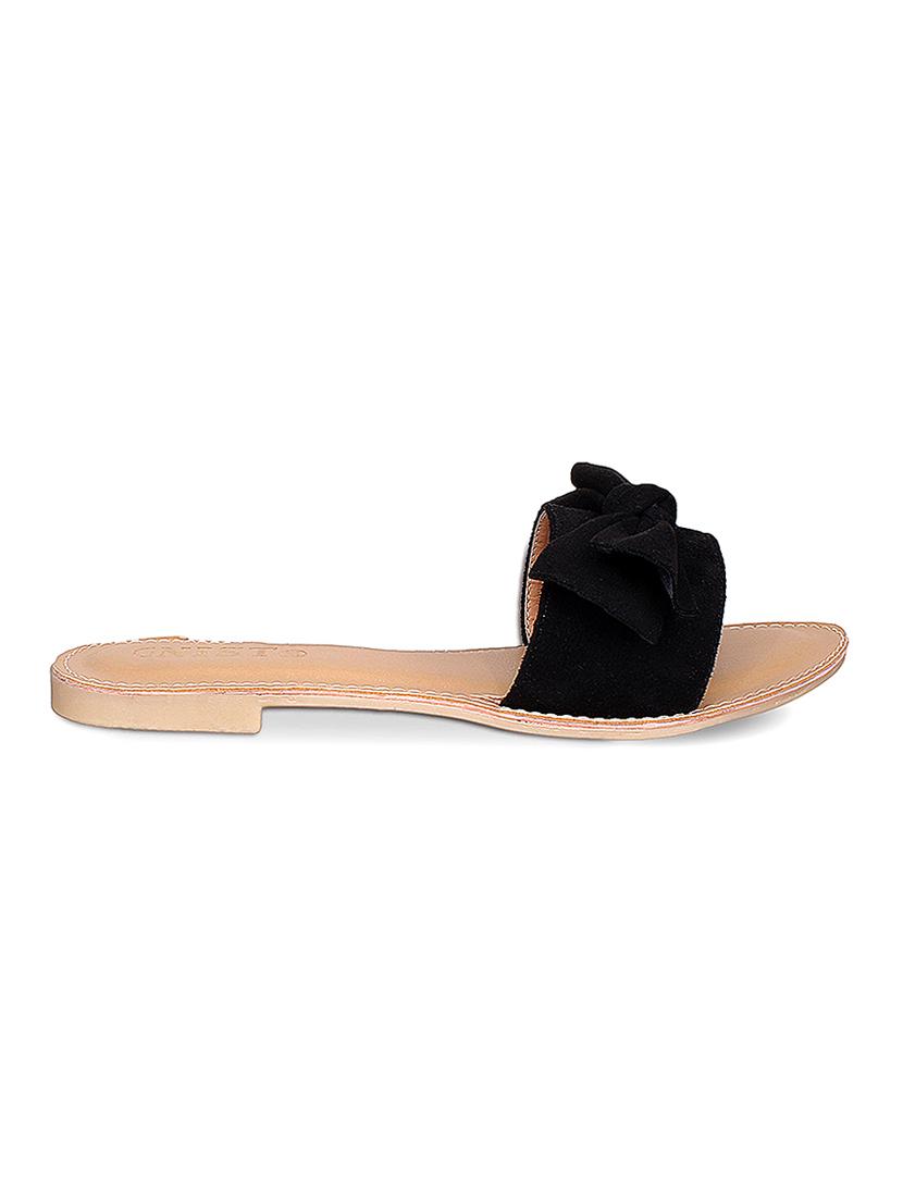black suede slides - 14996543 - Zoom Image - 2