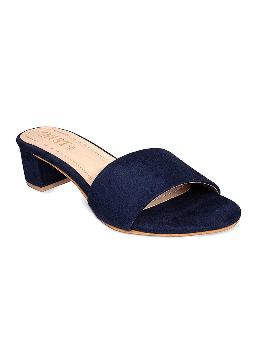 navy slip on sandal - 14996576 - Zoom Image - 1