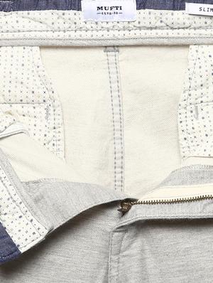 grey cotton chinos - 14997047 - Standard Image - 5