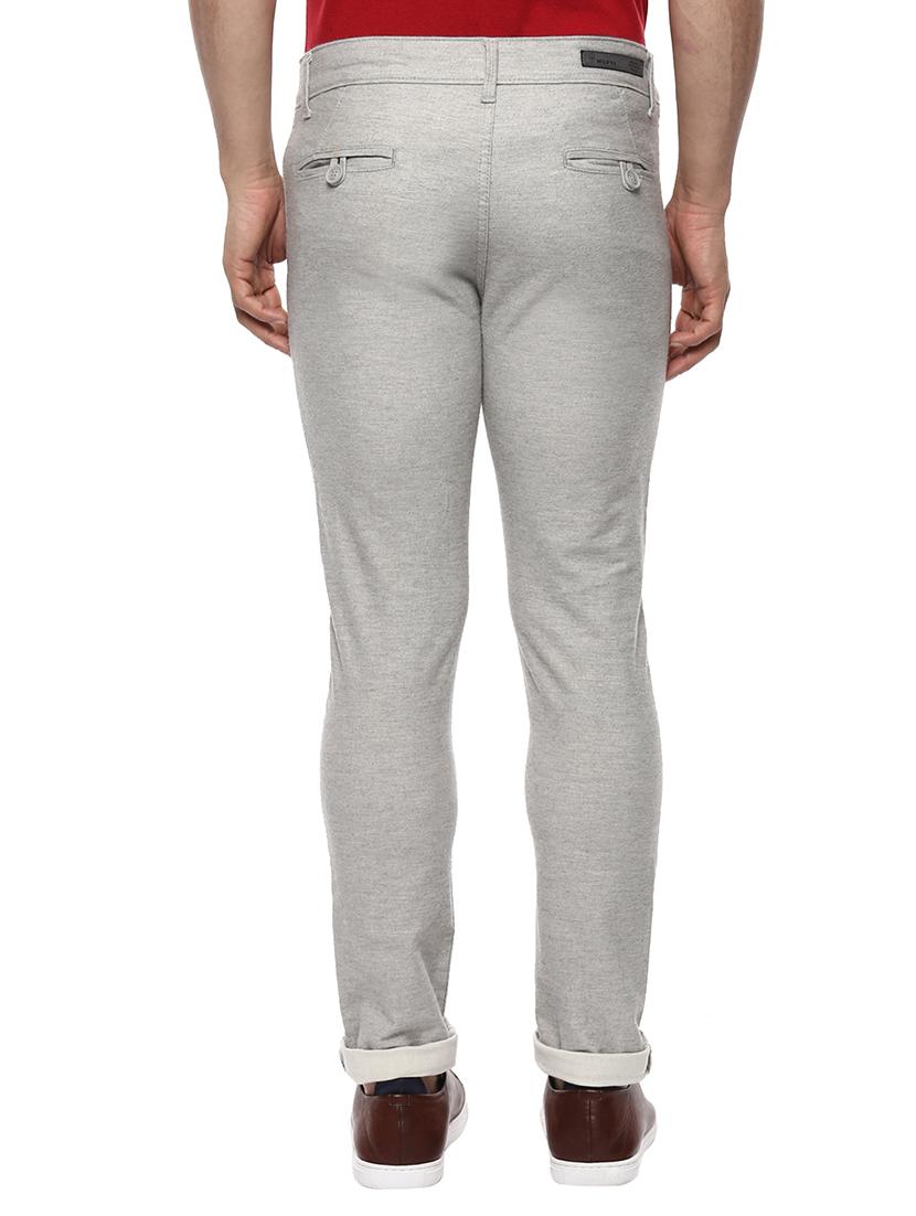 grey cotton chinos - 14997047 - Zoom Image - 3
