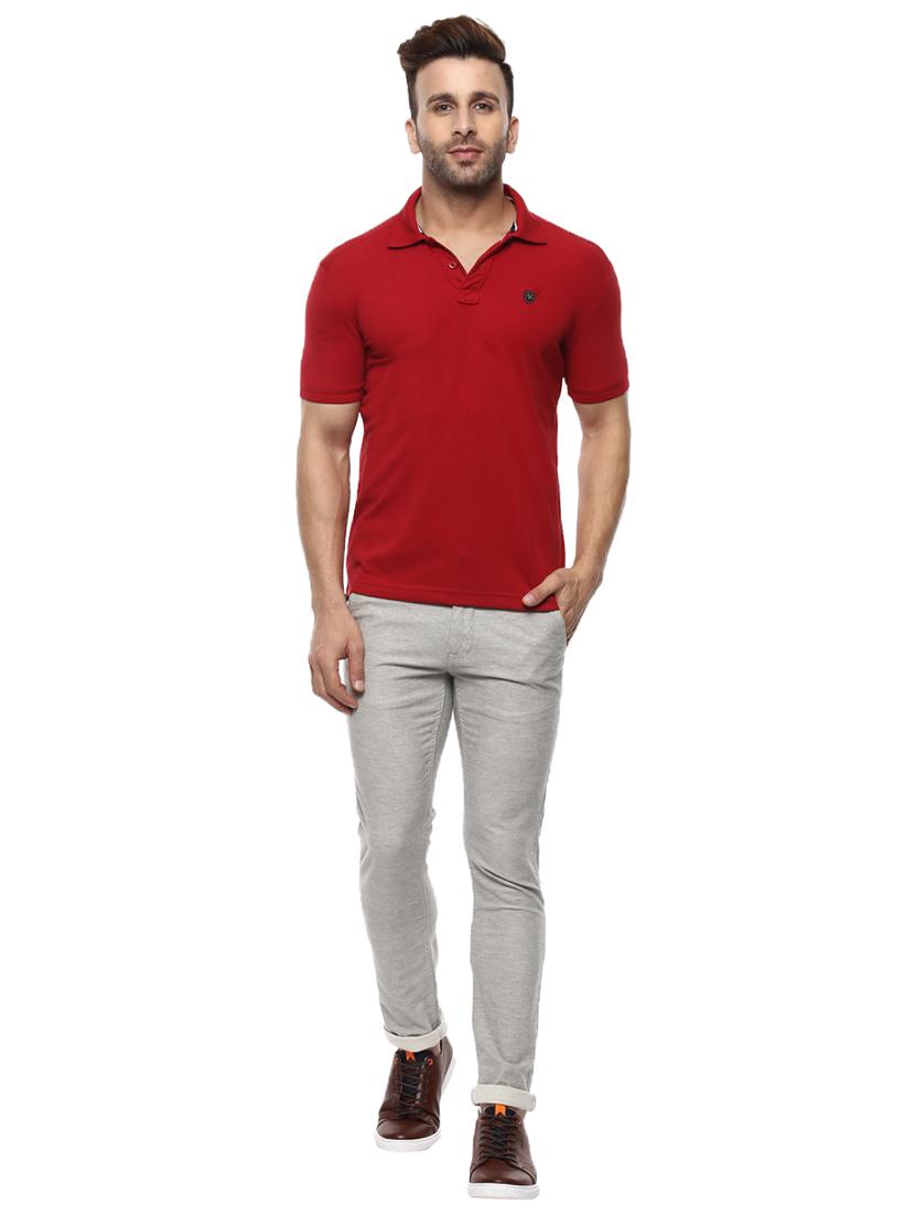 grey cotton chinos - 14997047 - Zoom Image - 4