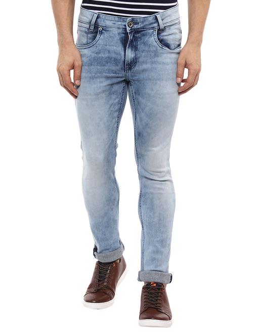 blue denim washed jeans - 14997141 - Standard Image - 1