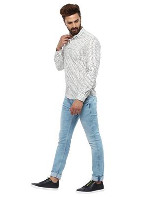 off white cotton casual shirt - 14997255 - Standard Image - 4