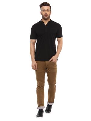 black cotton pocket t-shirt - 14997294 - Standard Image - 4