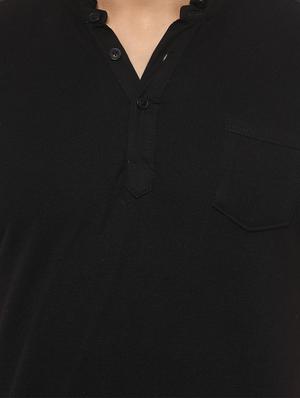 black cotton pocket t-shirt - 14997294 - Standard Image - 5