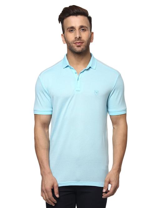 turquoise cotton t-shirt - 14997322 - Standard Image - 1
