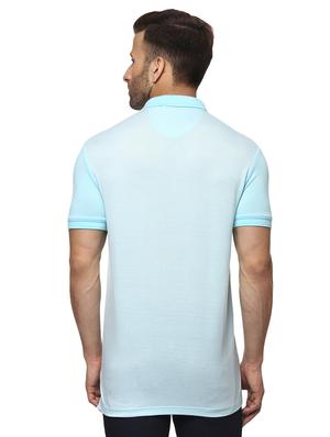 turquoise cotton t-shirt - 14997322 - Standard Image - 3