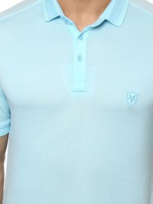 turquoise cotton t-shirt - 14997322 - Standard Image - 5