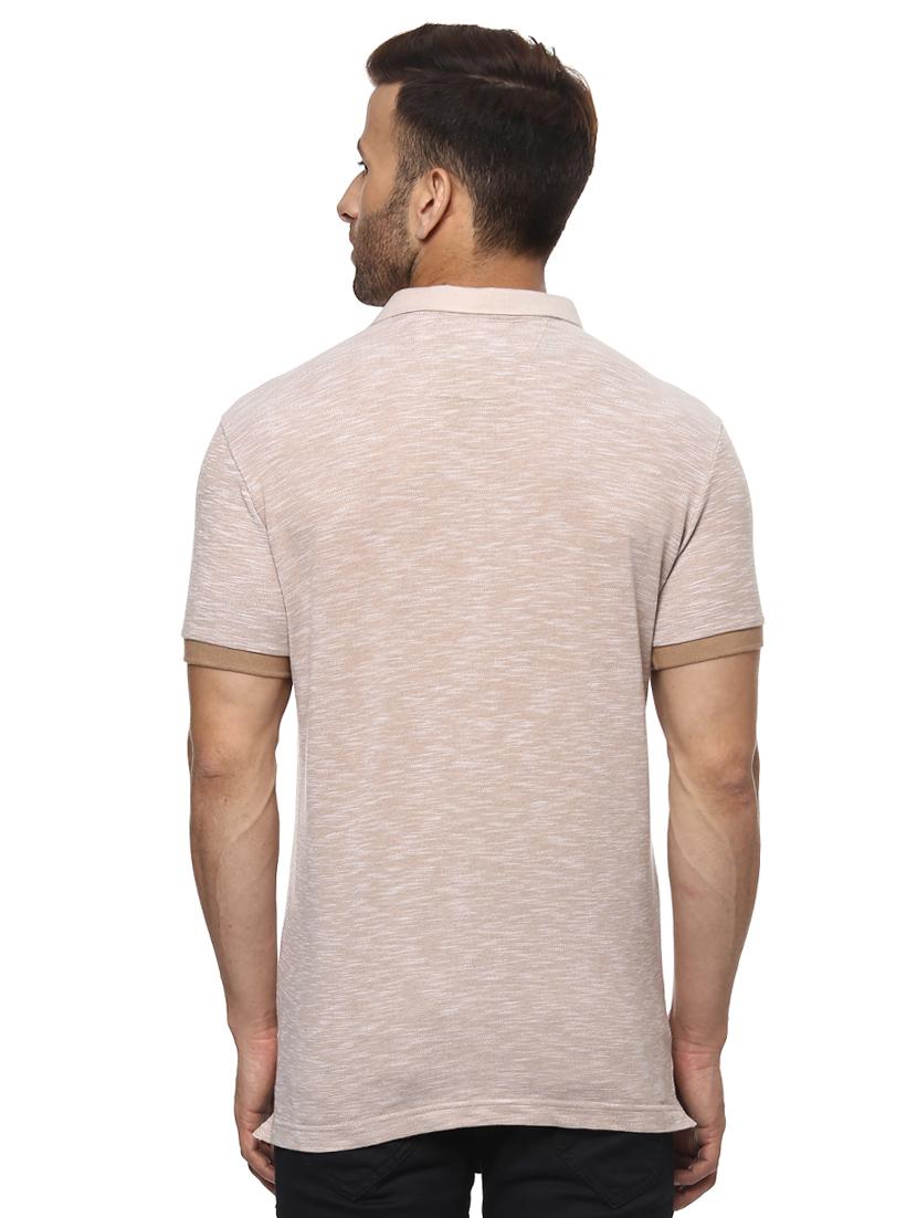 beige cotton pocket t-shirt - 14997411 - Zoom Image - 3